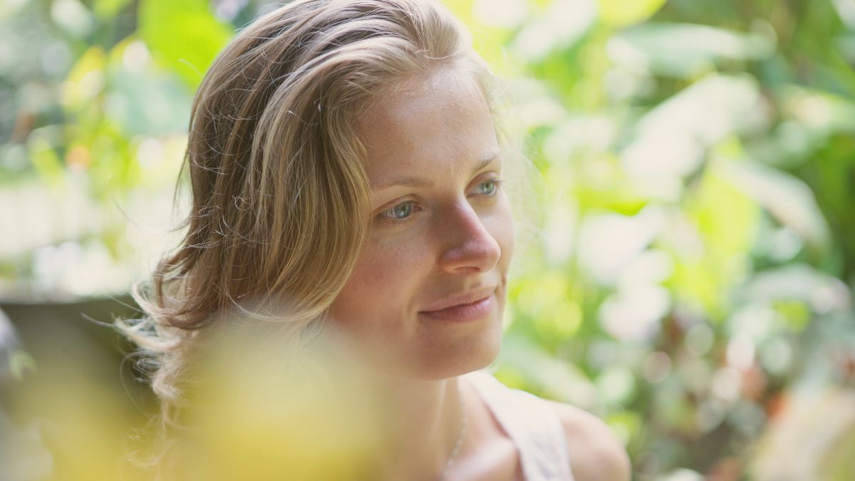 woman considering her nourishment for fertility