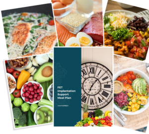 Frozen embryo transfer meal plan