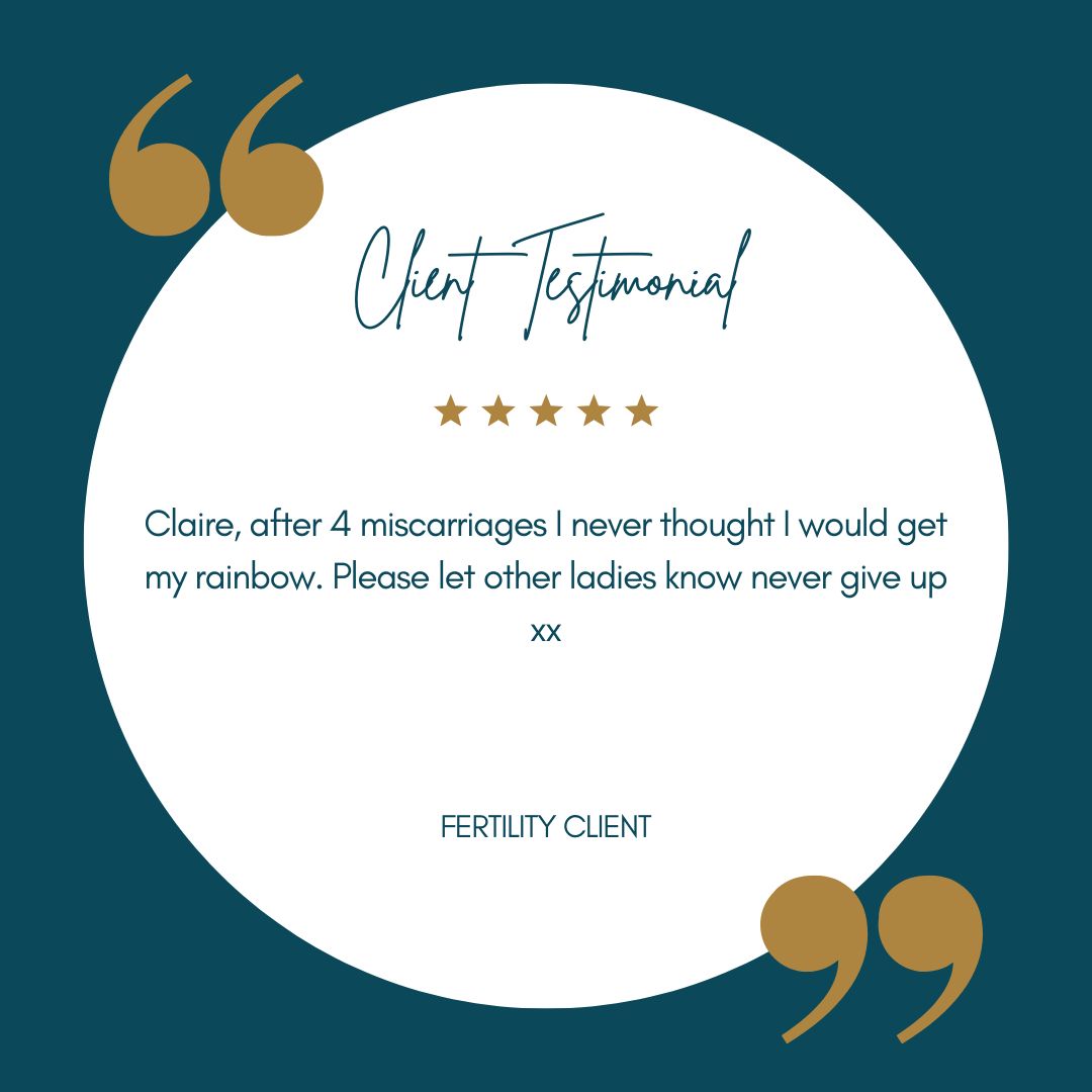 Over 40 fertility nutrition testimonial
